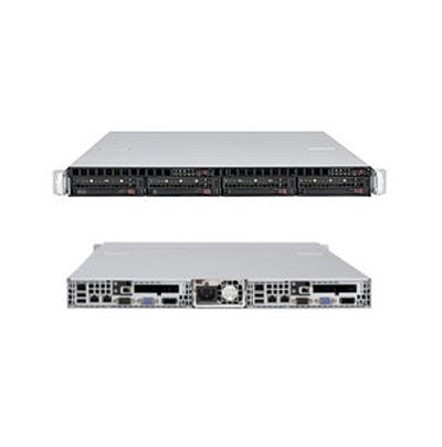Server SuperMicro A+ Server 1022TC-IBQF 1U (CSE-808T-920B) (AMD Opteron 4100, Support up to 128GB RAM, 4x SATA HDD, RAID 0/1)
