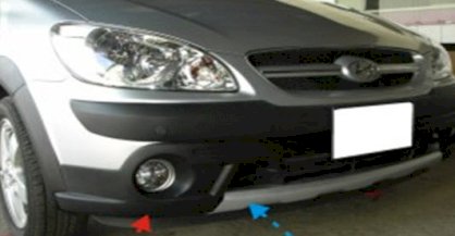 Ốp cản trước ABS xe Hyundai Getz 2007 