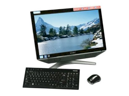 Máy tính Desktop Toshiba ABS DX735-D3360 (PQQ10U-01G00N) All-in-One (Intel Core i7-2670QM 2.20GHz, 6GB RAM, 1TB HDD, GMA Intel HD Graphics, LCD Touch Screen 23 Inch, Windows 7 Home Premium 64 bit)