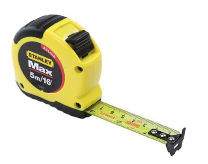 Stanley MAX 33-695 - 5M/16' x ¾” Tape Measure with AirLock