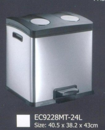 Thùng rác inox phân loại rác EC9228MT-24L