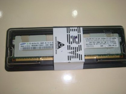 IBM 4GB (1x4GB, Dual Rankx8) PC3-10600 CL9 ECC DDR3 1333MHz LP UDIMM, P/N: 44T1571