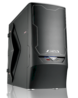 Máy tính Desktop CybertronPC Vortex AMD Barebones BB3210A (AMD Athlon X2 5000+ 2.20GHz, RAM 2GB, HDD 750GB, VGA GeForce GT520, PC DOS, Không kèm màn hình)