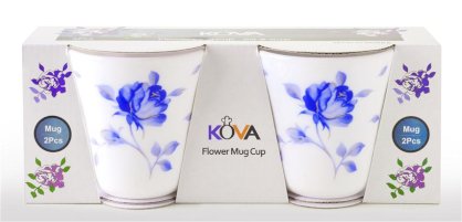 Set ly thủy tinh ngọc xanh dương Kova – BLXD