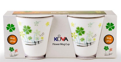 Set ly thủy tinh ngọc xanh lá Kova – BLXL