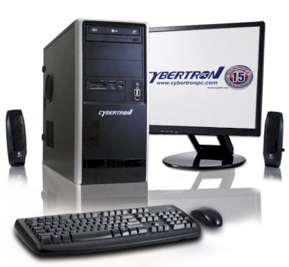 Máy tính Desktop CybertronPC Essential E8400 Intel Dual Core (PCESS2IDE8400) i3-2100 (Intel Core i3 i3-2100 3.10GHz, RAM 4GB, HDD 1TB, VGA GeForce GT520, PC DOS, Không kèm màn hình)