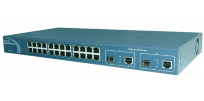 RUBYTECH ES-2126CD  24-Port L2 Managed Fast Ethernet Switch + 2 TP/SFP