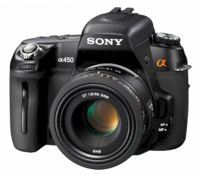 Sony Alpha DSLR-A450 (DT 50mm F1.8 SAM) Lens Kit