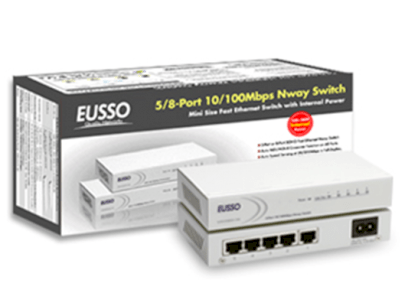 Eusso USH5005-IM 5-Port 10/100Mbps SOHO Switch with Internal Power