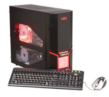 Máy tính Desktop CyberpowerPC Gamer Ultra 2098 (GU2098) (AMD FX-4100 3.6GHz, 8GB RAM, 500GB HDD, AMD Radeon HD 6670, Windows 7 Home Premium 64-Bit, Không kèm màn hình)