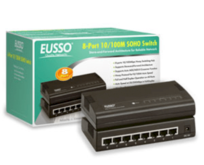 Eusso USH5008-XPE 8-Port 10/100Mbps Nway Switch