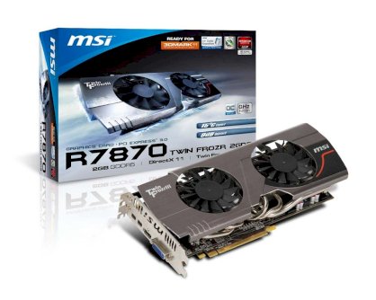 MSI R7870 Twin Frozr 2GD5/OC (AMD Radeon HD 7870, 2GB GDDR5, 256-bit, PCI-E 3.0)