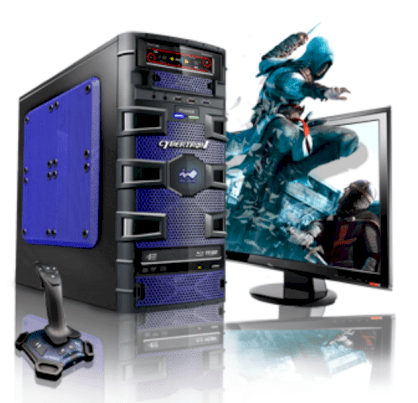 Máy tính Desktop CybertronPC Slayer FX Octa-Core Gaming PC (GM2221G) FX 8150 (AMD FX 8150 3.60GHz, RAM 4GB, HDD 2TB, VGA Radeon HD5450, Microsoft Windows 7 Home Premium 64bit, Không kèm màn hình)