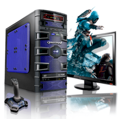 Máy tính Desktop CybertronPC Slayer FX Octa-Core Gaming PC (GM2221G) FX 8150 (AMD FX 8150 3.60GHz, RAM 16GB, HDD 1TB, VGA Radeon HD6850, Microsoft Windows 7 Home Premium 64bit, Không kèm màn hình)