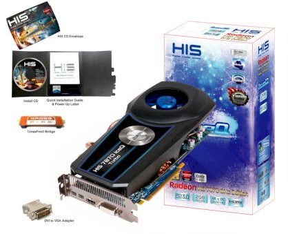 HIS 7870 IceQ Turbo 2GB GDDR5 PCI-E DVI/HDMI/2xMini DP H787QT2G2M (ATI Radeon HD 7870, 2GB GDDR5, 256-bit, PCI-E 3.0)