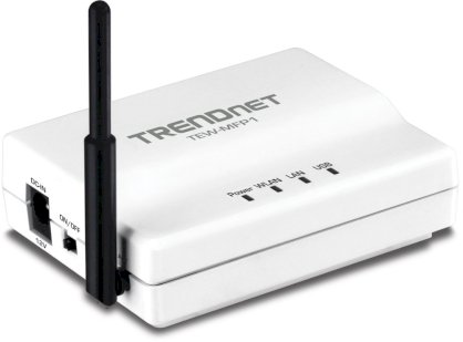 Trendnet TEW -MFP1 1 Port Wireless N Multi -Function USB Print Server