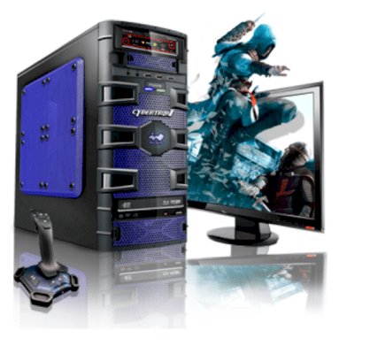 Máy tính Desktop CybertronPC Slayer FX Octa-Core Gaming PC (GM2221G) FX 8120 (AMD FX 8120 3.10GHz, RAM 8GB, HDD 1TB, VGA Radeon HD5450, Microsoft Windows 7 Home Premium 64bit, Không kèm màn hình)