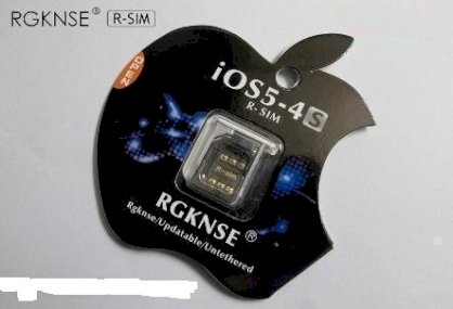 Sim ghép Unlock iPhone 4s R-Sim II ultra s tự lên sóng