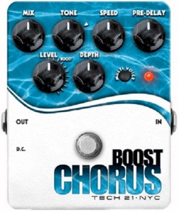 Tech 21 Boost Chorus Guitar Effects Pedal