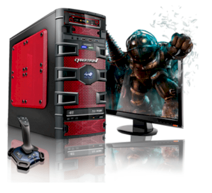 Máy tính Desktop CybertronPC Slayer Core i7 Quad-Core Gaming PC (GM2111F) (Intel Core i7 i7-2600K 3.40GHz, RAM 8GB, HDD 2TB, VGA Radeon HD6750, Microsoft Windows 7 Home Premium 64bit, Không kèm màn hình)