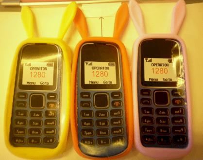 ỐP lưng Silicon con thỏ Nokia 1280
