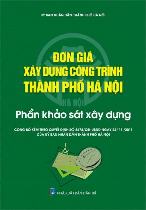 Đơn giá xây dựng công trình Thành phố Hà Nội - phần Khảo sát