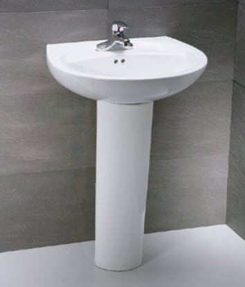 Chậu rửa Lavabo chân đứng Caesar LP2220D