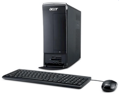 Máy tính Desktop Acer Aspire X3990 PT.SGK09.008 (Intel Core i3-2120 3.3GHz, Ram 2GB, HDD 500GB, VGA onboard, PC DOS, không kèm màn hình)