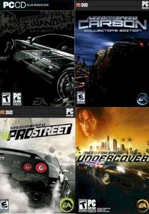 Need for Speed Collection (NFS Most Wanted + NFS Undercover + NFS Carbon + NFS ProStreet)
