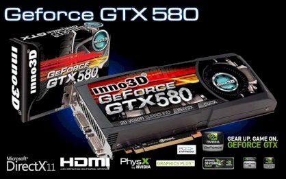 Inno3D Geforce GTX 580 (NVIDIA GTX 580, 1536MB GDDR5, 384-bit, PCI-E 2.0)