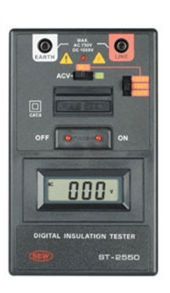 Đồng hồ đo điện trở cách điện hiển thị số SEW ST-2550