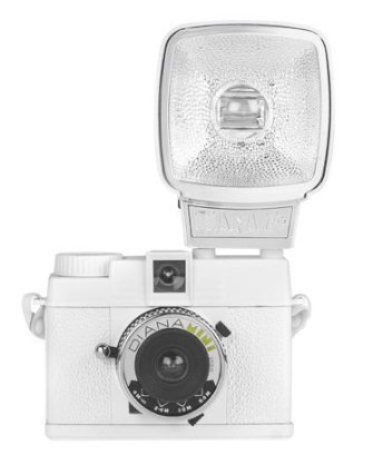 Máy ảnh cơ chuyên dụng Diana Mini White (flash)
