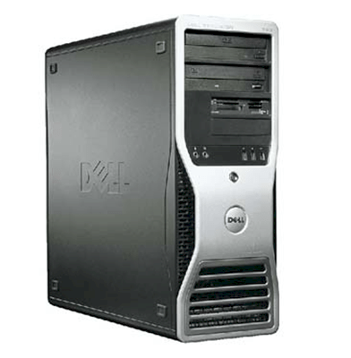 Máy tính Desktop Dell Precision 690 E5345 1P (Intel Xeon Quad Core E5345 2.33GHz, RAM 16GB DDR2,No HDD, VGA PCI-Express 16X,PC Dos không kèm màn hình))