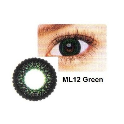 Kính giãn tròng Q-eye không độ - ML12 Green