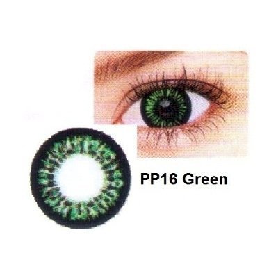 Kính giãn tròng Q-eye không độ - PP16 Green