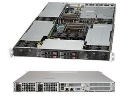 Server Supermicro SuperServer 1027GR-TRFT (SYS-1027GR-TRFT) E5-2648L (Intel Xeon E5-2648L 1.80GHz, RAM 8GB, 1800W, Không kèm ổ cứng