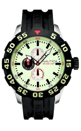 Nautica Men's N16509G BFD 100 Multifunction Luminous Dial Watch