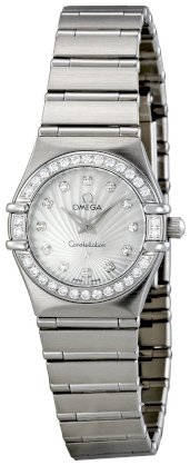 Omega Women's 111.15.23.60.55.001 Mother-Of-Pearl Dial Constellation Watch