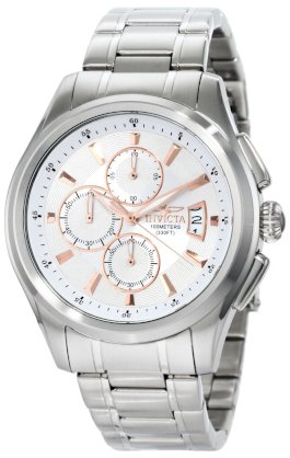 Invicta Men's 1481 Specialty Collection Chronograph Silver Dial Stainless Steel Watch