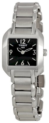 Tissot Women's T02128552 T-Wave Black Dial Watch