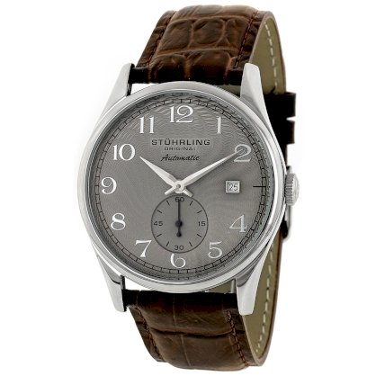 Stuhrling Original Men's 1.713215E+56 Classic 'Cuvette' Slim Automatic Watch