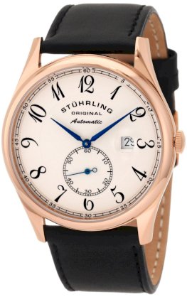Stuhrling Original Men's 171B.334532 Cuvette Classic Automatic Date Rosetone Watch
