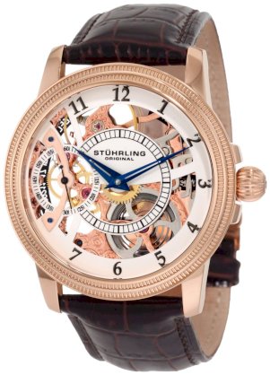 Stuhrling Original Men's 228.33452 Brumalia Boardroom Mechanical Silver Dial Watch