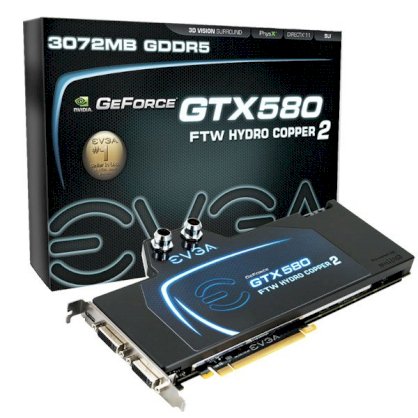 EVGA GeForce GTX 580 Classified Ultra Hydro Copper 2 3072MB 03G-P3-1591-AR (NVIDIA GTX 580, GDDR5 3072MB, 384-bit, PCI-E 2.0)