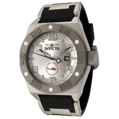 Invicta Men's 0323 I Force Collection Black Polyurethane Watch