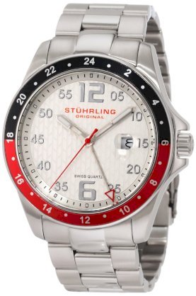 Stuhrling Original Men's 289.332TT12 Lifestyles Regatta Galleon Swiss Quartz Date Stainless Steel Watch