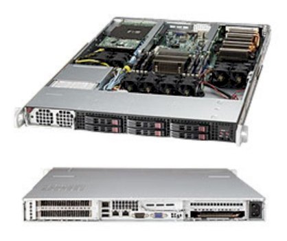 Server Supermicro SuperServer 1017GR-TF-FM209 (SYS-1017GR-TF-FM209) E5-2603 (Intel Xeon E5-2603 1.80GHz, RAM 4GB, 1400W, Không kèm ổ cứng)