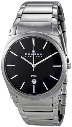 Skagen Men's 859LSXB Denmark Black Dial Watch