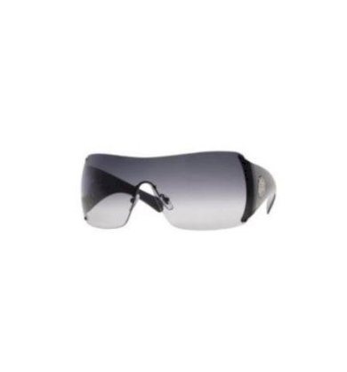 Versace Sunglasses - 4115 / Frame: Glossy Black Lens: Gray Gradient 