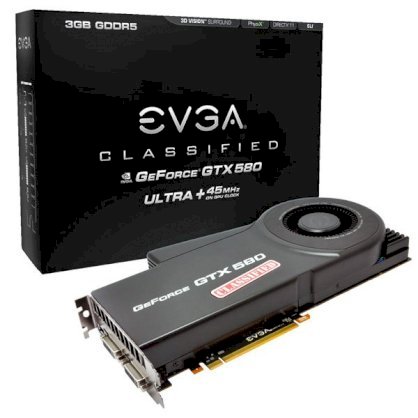 EVGA GeForce GTX 580 Classified Ultra 3072MB 03G-P3-1595-AR (NVIDIA GTX 580, GDDR5 3072MB, 384-bit, PCI-E 2.0)